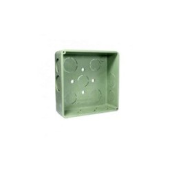 CAJA CUADRADA 3/4″ VERDE POLIPROPILENO ANKER