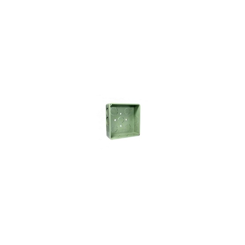 CAJA CUADRADA 3/4″ VERDE POLIPROPILENO ANKER