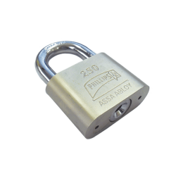 CANDADO 250 CORTO ALTA SEGURIDAD ACERO PHILLIPS
