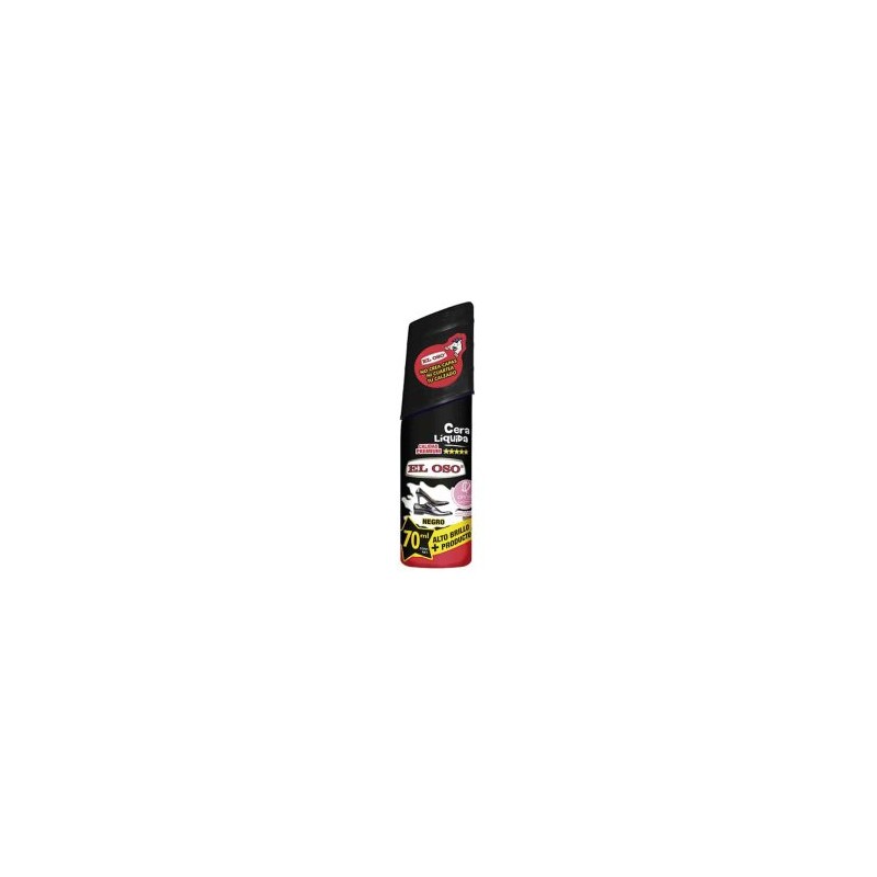 CERA LIQUIDA P/CALZADO NEGRA 70ML EL OSO