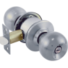 CERRADURA PERILLA “BARZA” 6606 ACERO INOX RANURA-BOTON DEXTER