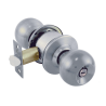 CERRADURA PERILLA “BARZA” 6606 ACERO INOX RANURA-BOTON DEXTER