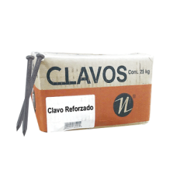 CLAVO REFORZADO C/CABEZA 50mm (2″) AC. NAC