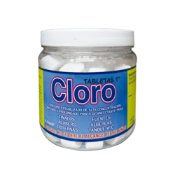 CLORO TABLETAS DE 1″ TARRO 1KG