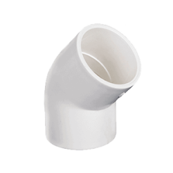 CODO DE 45 PVC HIDRAULICO 1/2″ 615389 IUSA