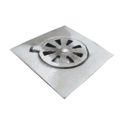 COLADERA ALUMINIO PISO SAT. 5″ S/MARCA