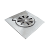 COLADERA ALUMINIO PISO SAT. 6″ S/MARCA