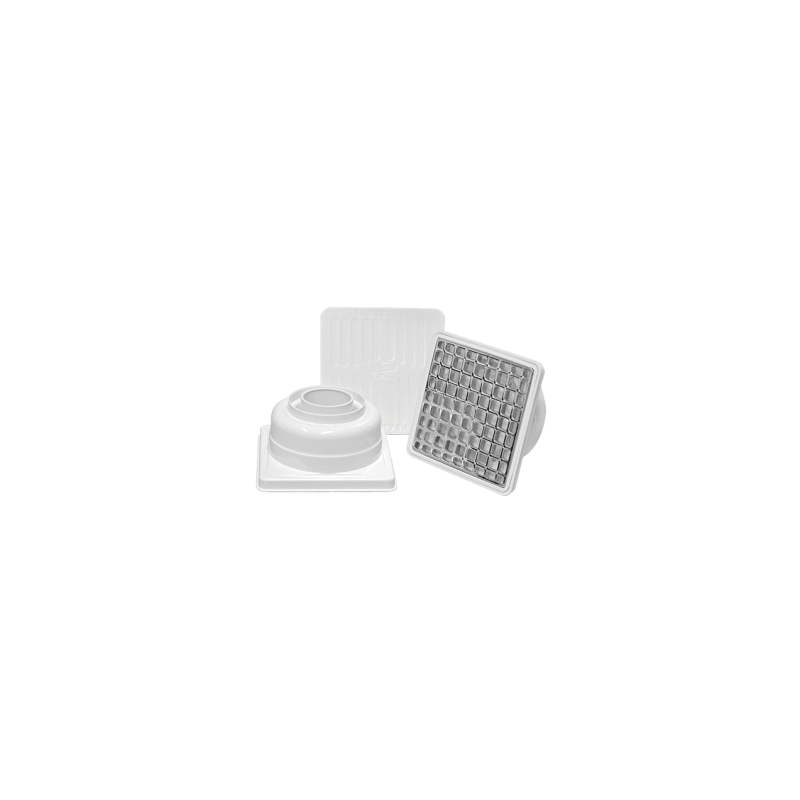 COLADERA C-2604 PVC UNIVERSAL CUADRADA FLEXIMATIC