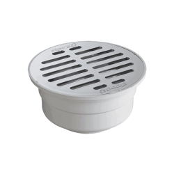 COLADERA UNIV CD-10 C/REJILLA CROMADA SIN TAPETE ELPRO