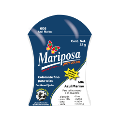 COLORANTE AZUL MARINO 606 MARIPOSA