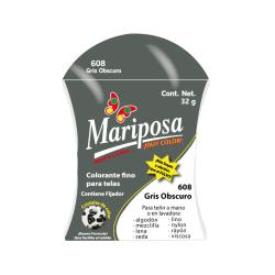 COLORANTE GRIS OBSCURO 608 MARIPOSA