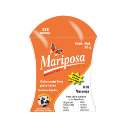 COLORANTE NARANJA 618 MARIPOSA
