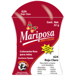 COLORANTE ROJO CLARO 624 MARIPOSA