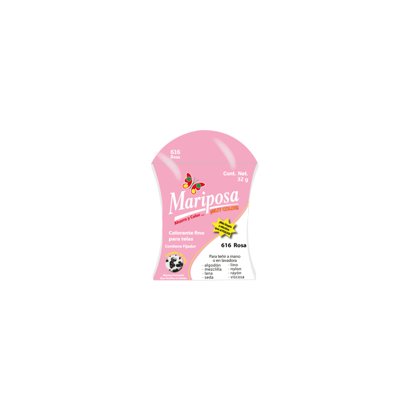 COLORANTE ROSA 616 MARIPOSA