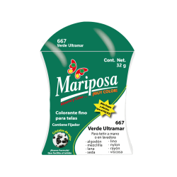 COLORANTE VERDE ULTRAMAR 667 MARIPOSA
