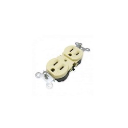 CONTACTO CTO-009 DUPLEX ATERRIZADO OCULTO 15A 125V KLEY