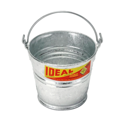 CUBETA GALVANIZADA NO. 2 IDEAL (1 LITRO)