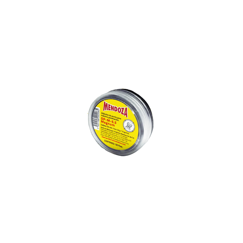 DIABOLO 5.5MM MAGNUM C/120PZ DPM-5.5 AMARILLO MENDOZA