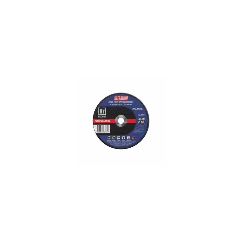 DISCO 11-0905 CORTE ABRASIVO ULTRATHIN 7″ X 1/16″