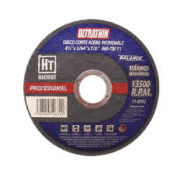 DISCO 4 1/2″ CORTE INOX BALANCE 110902 HECORT