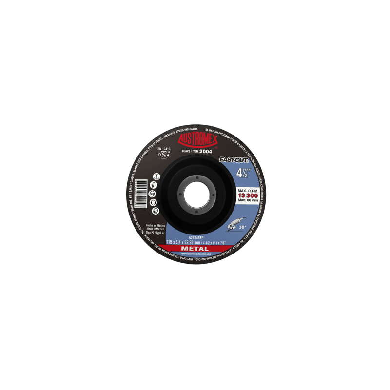 DISCO C-2004 REALZ.DESB.METAL 4 1/2″x1/4″x7/8″ AUSTROMEX