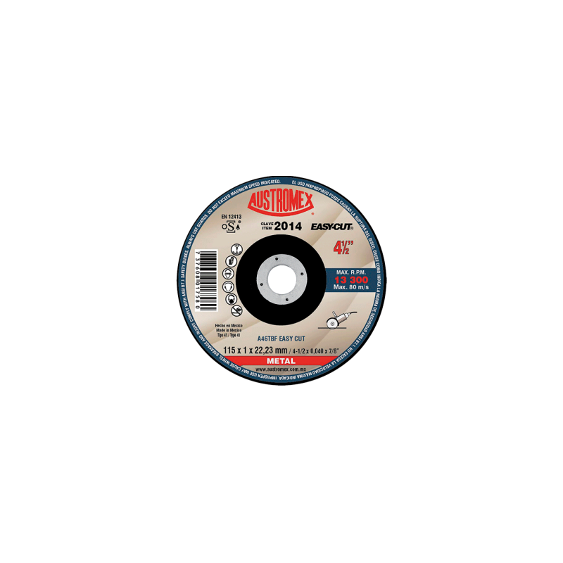 DISCO C-2014 CTE METAL 4 1/2″x3/64″x7/8″ EASY-CUT