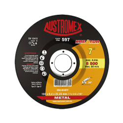 DISCO CON CENTRO DESBASTE DE METAL 7X1/4X7/8 C-597
