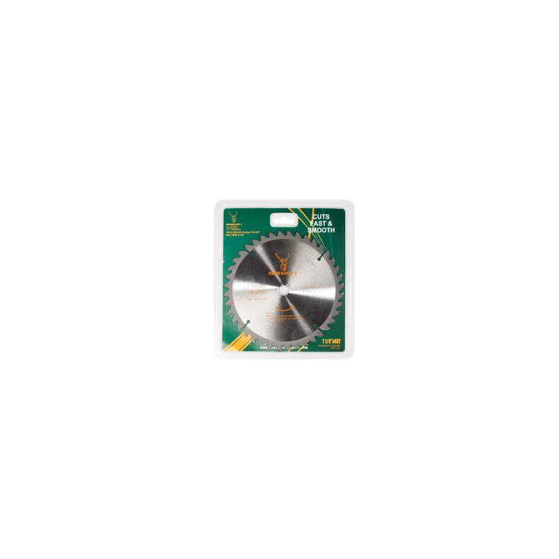 DISCO CORTE MADERA 7 1/4″ X 40 DIENTES RENEGADO