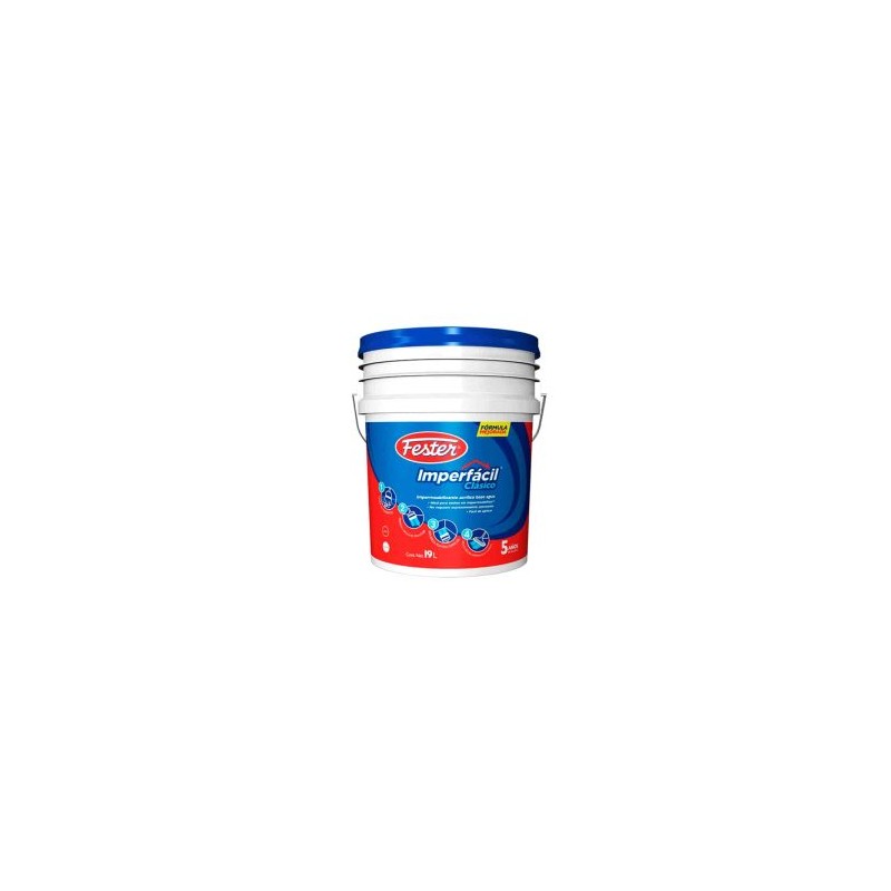 IMPERFACIL CLASICO 5A ROJO 18LTS. FESTER 1628466