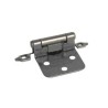 JGO BISAGRA DE PARCHE 3151 C/TORNILLOS NIQUELADO HANDY H.