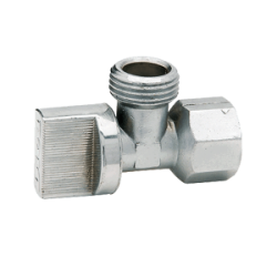 LLAVE ANGULAR 3401CV LATON 1/4 DE VUELTA DICA