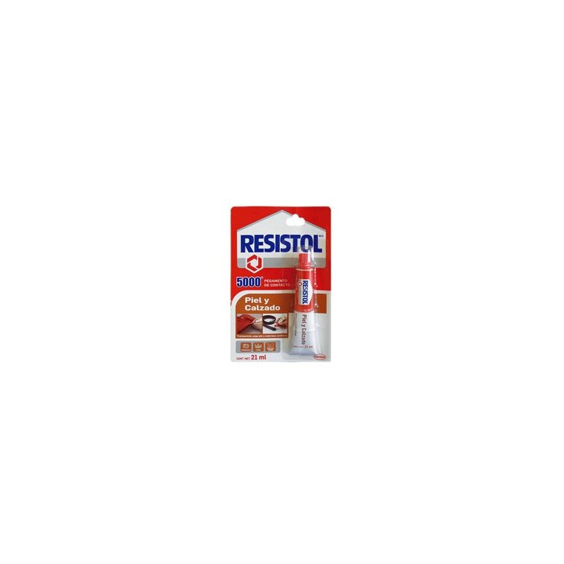 PEGAMENTO 5000 PIEL Y CALZ. 21ML TRANSPARENTE RESISTOL