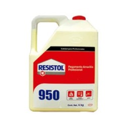 PEGAMENTO AMARILLO 950 4KG CARPINT RESISTOL