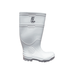 BOTA JARDINERA IND. # 27 BLANCA/GRIS DRYPRO
