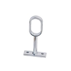 BRIDA C-4324 P/TUBO OVALADAO CROM CON TORNILLOS HANDY H.